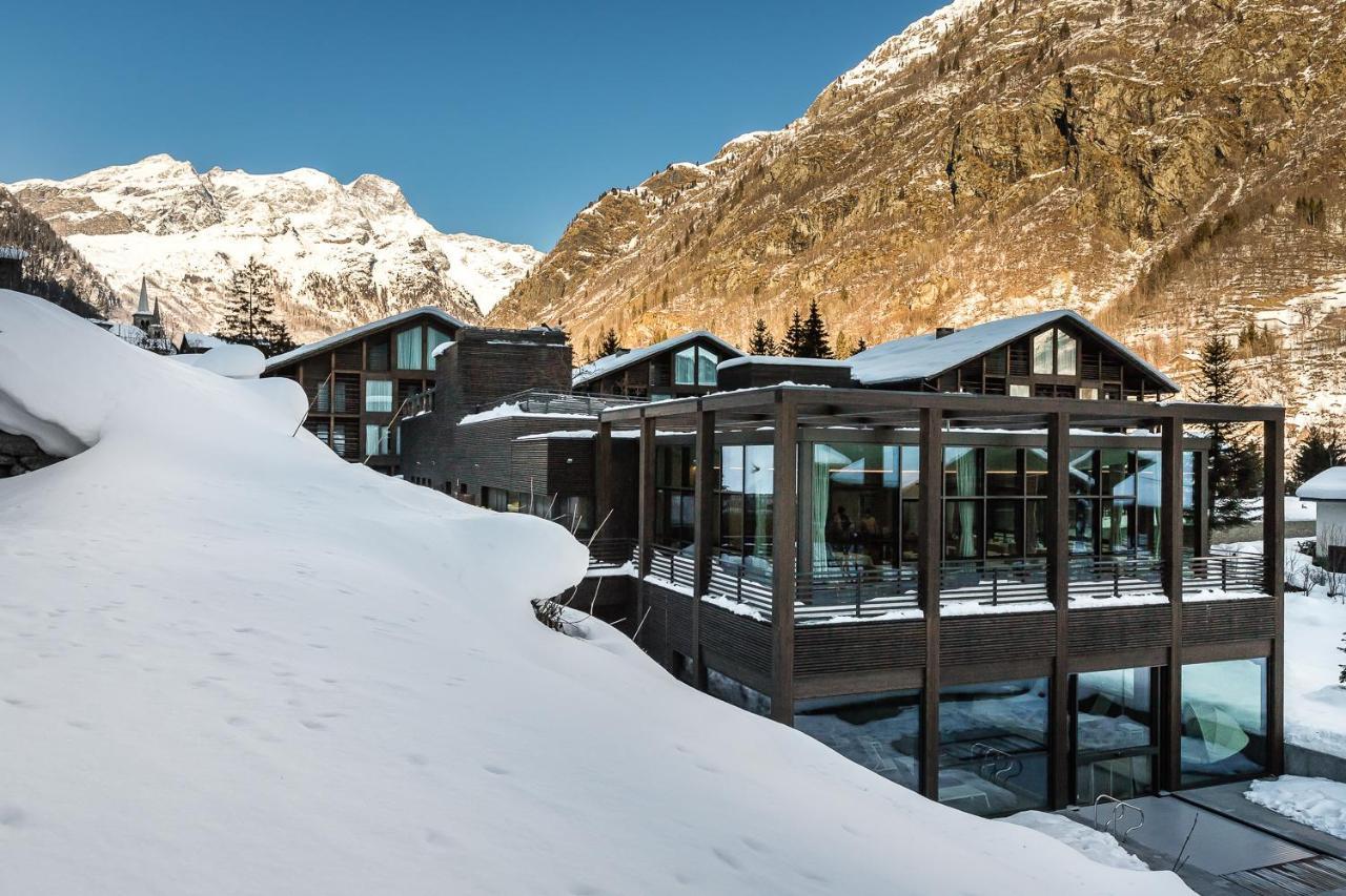 Hotel Nh Collection Alagna Mirtillo Rosso Exterior foto